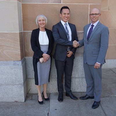 UQ-Deputy Vice-Chancellor-(Academic)-Professor-Joanne-Wright-Humberto-Jimenez-Martinez-and-PwC-Australia-Partner-Kris-Isles